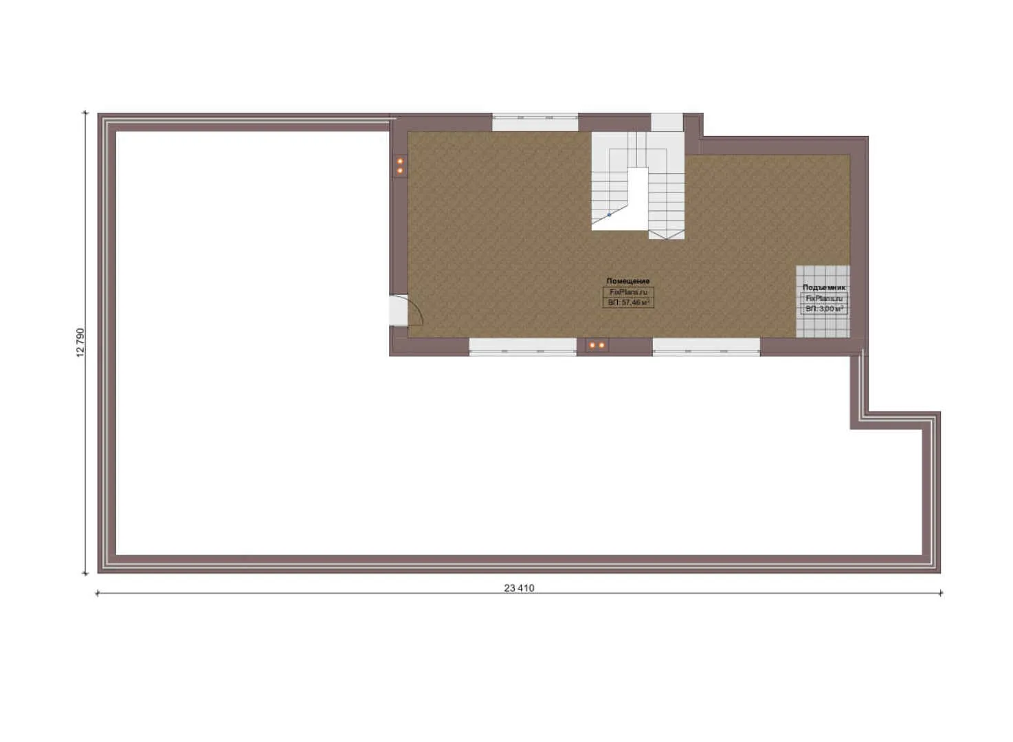 F-13355 - Планы двухэтажного дома 13 на 24, площадью 300 м² с 4 спальнями