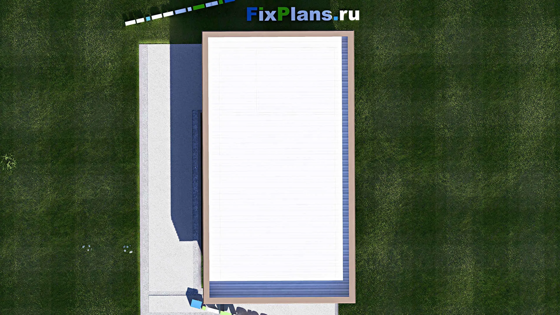 F-21077 - Проект гаража 5 на 9, площадью 30 м² на 1 машиноместо